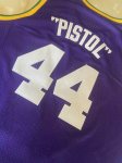 NBA 44 Pete Maravich PISTOL Jazz 1974-75 Maillot Violet